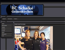 Tablet Screenshot of bc-schalke.de